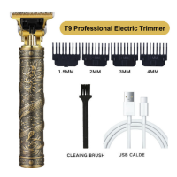 Máquina de corte de cabelo elétrica sem fio T9